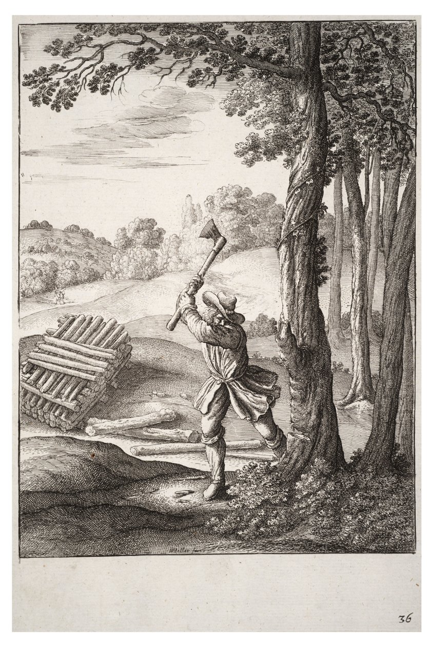 Skovmanden af Wenceslaus Hollar