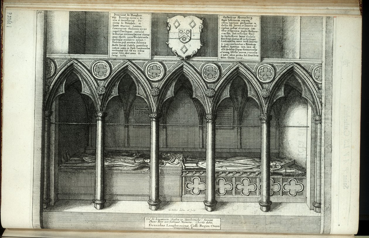 Wengham og Fauconberg. Stat 1 af Wenceslaus Hollar