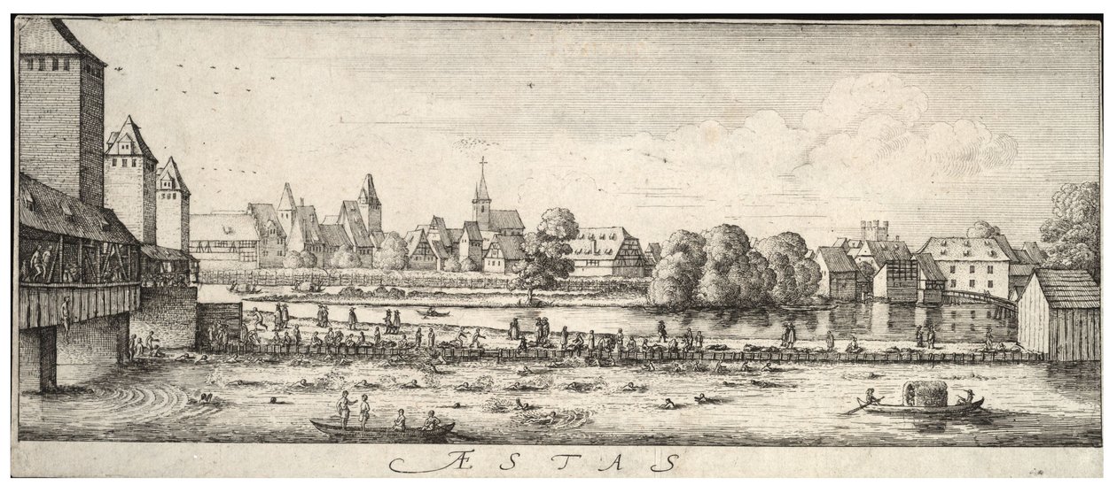 badepladsen af Wenceslaus Hollar