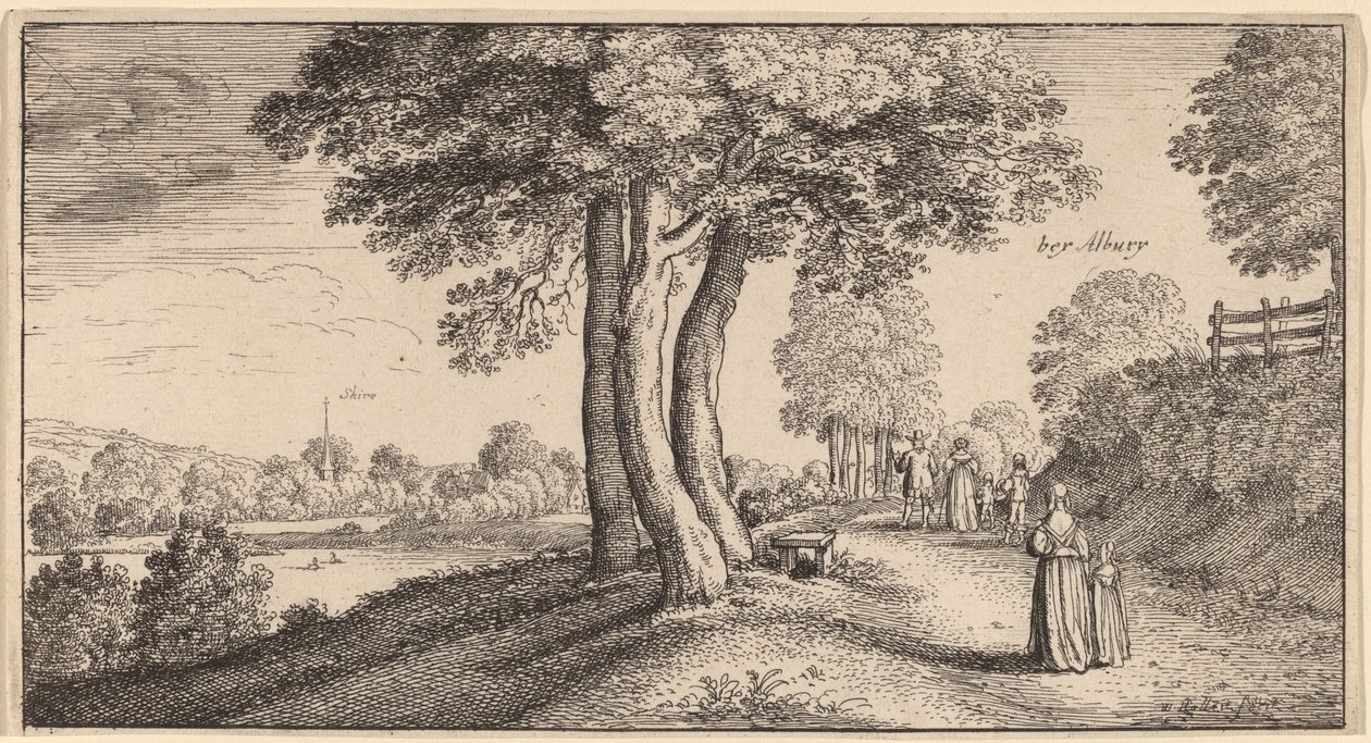 Albury af Wenceslaus Hollar