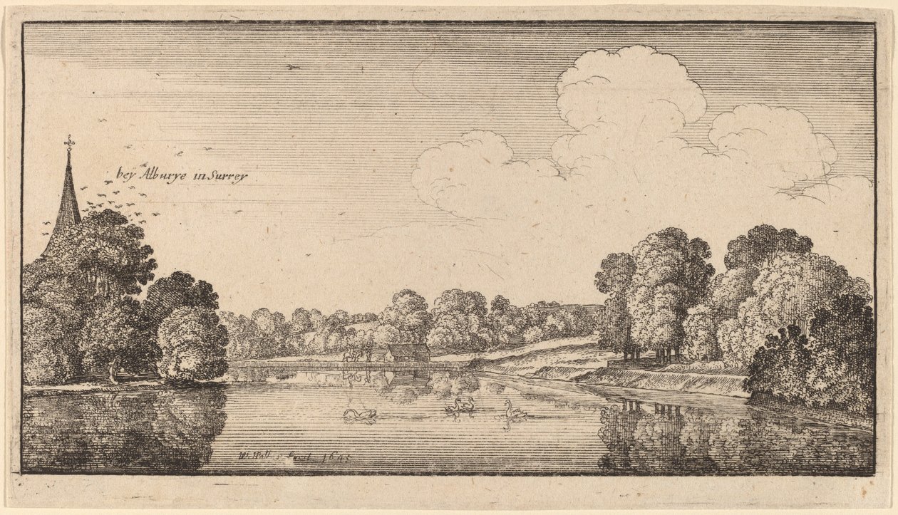 Albury af Wenceslaus Hollar