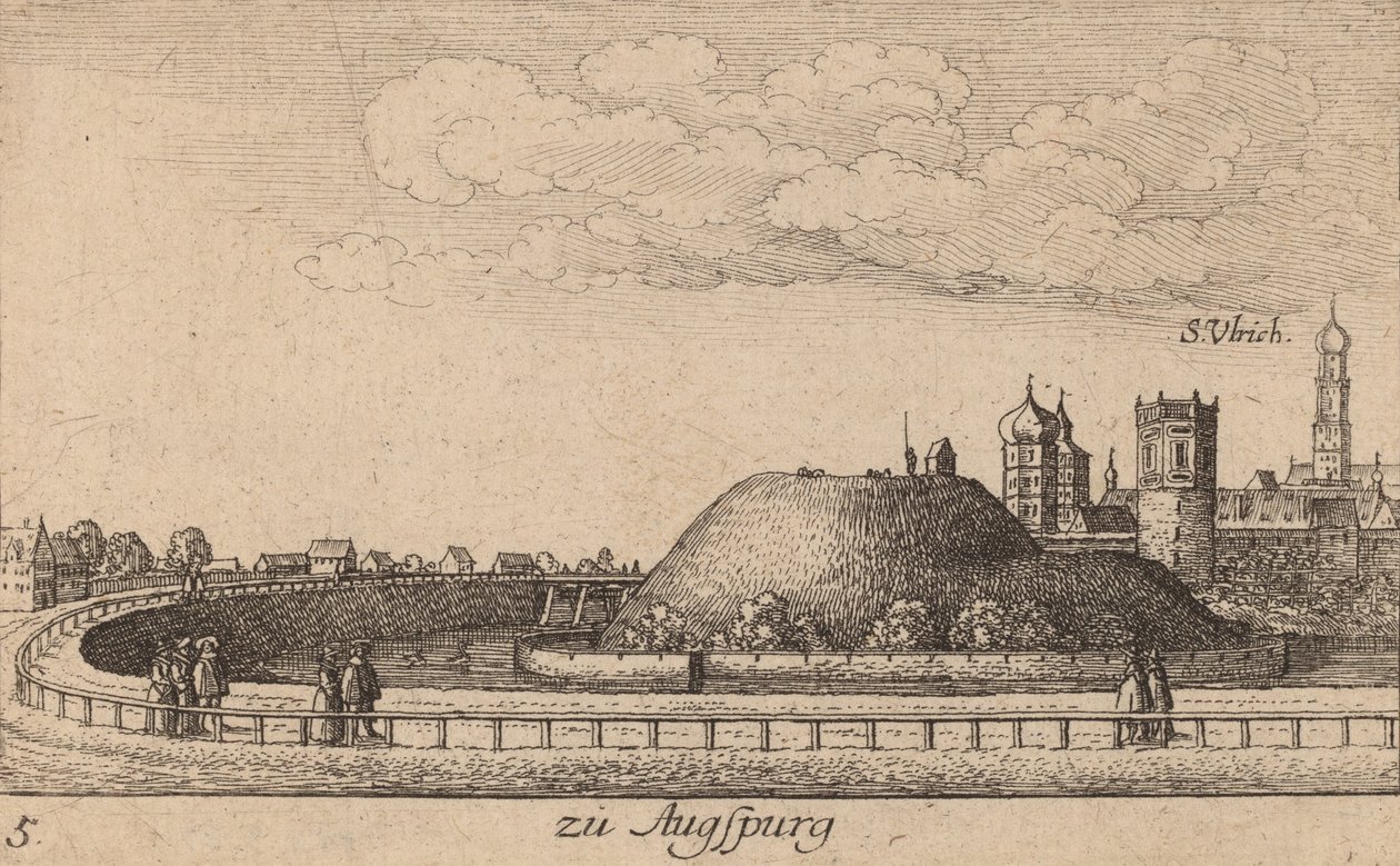 Augsburg, 1635. af Wenceslaus Hollar