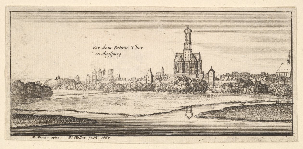 Augsburg, 1665. af Wenceslaus Hollar