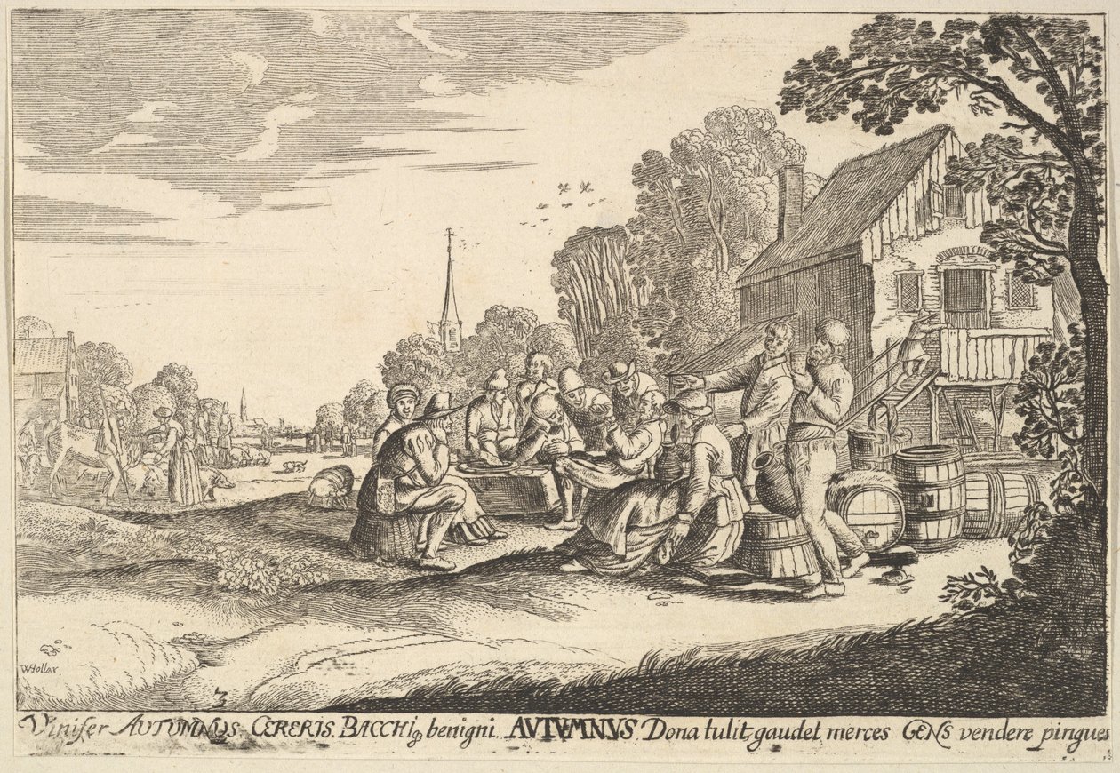 Efterår, 1629. af Wenceslaus Hollar