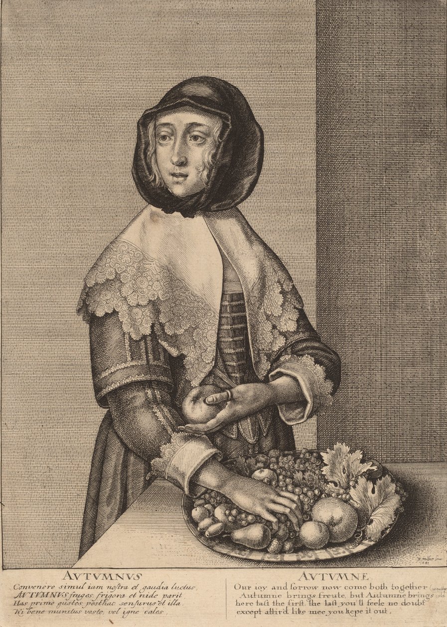 Efterår, 1641. af Wenceslaus Hollar