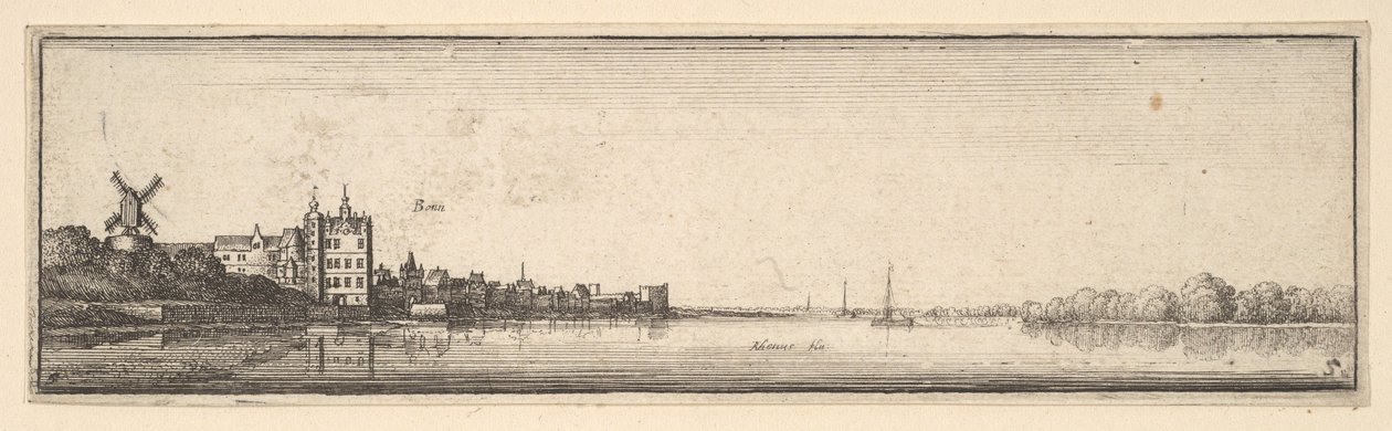 Bonn, 1642-1644. af Wenceslaus Hollar