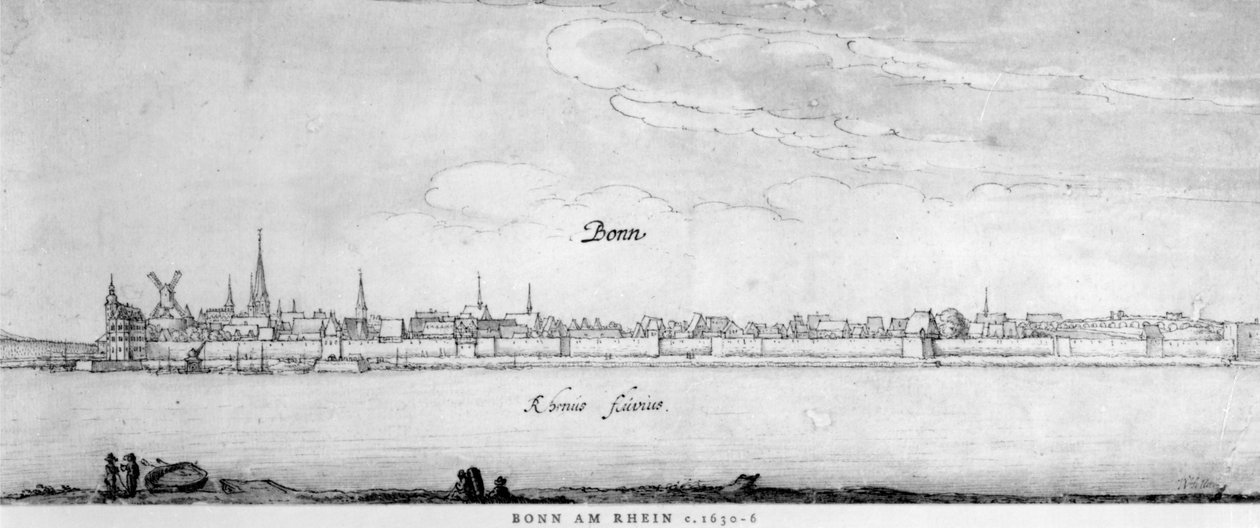 Bonn, ca. 1630-36 af Wenceslaus Hollar