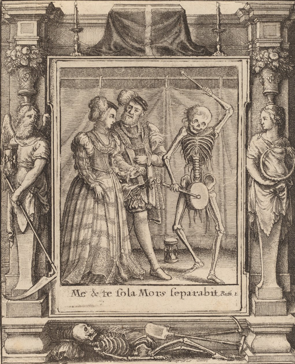 Brudepar, 1651. af Wenceslaus Hollar
