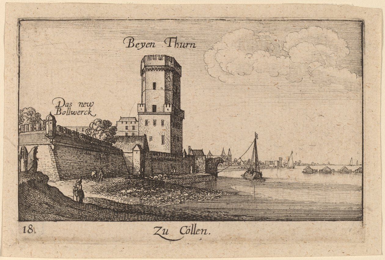 Köln af Wenceslaus Hollar