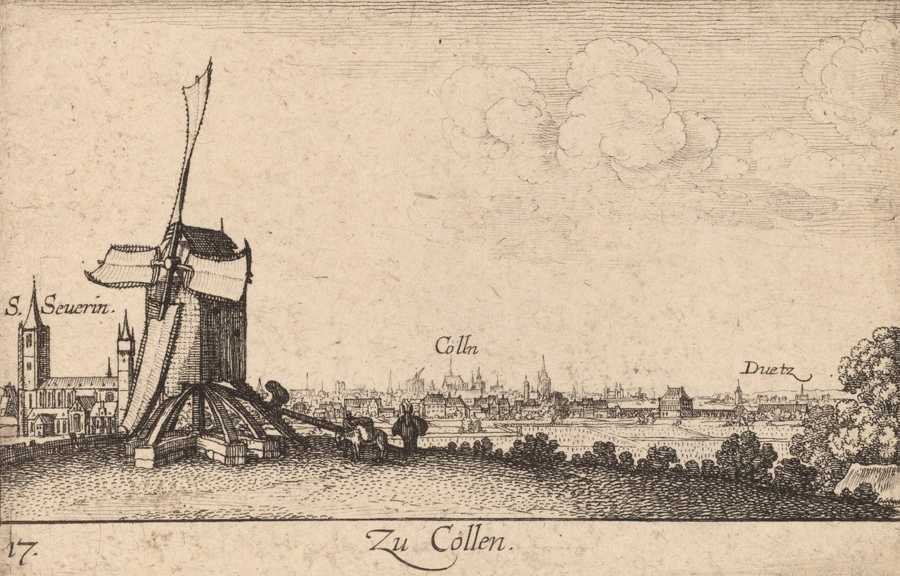 Køln, 1635. af Wenceslaus Hollar
