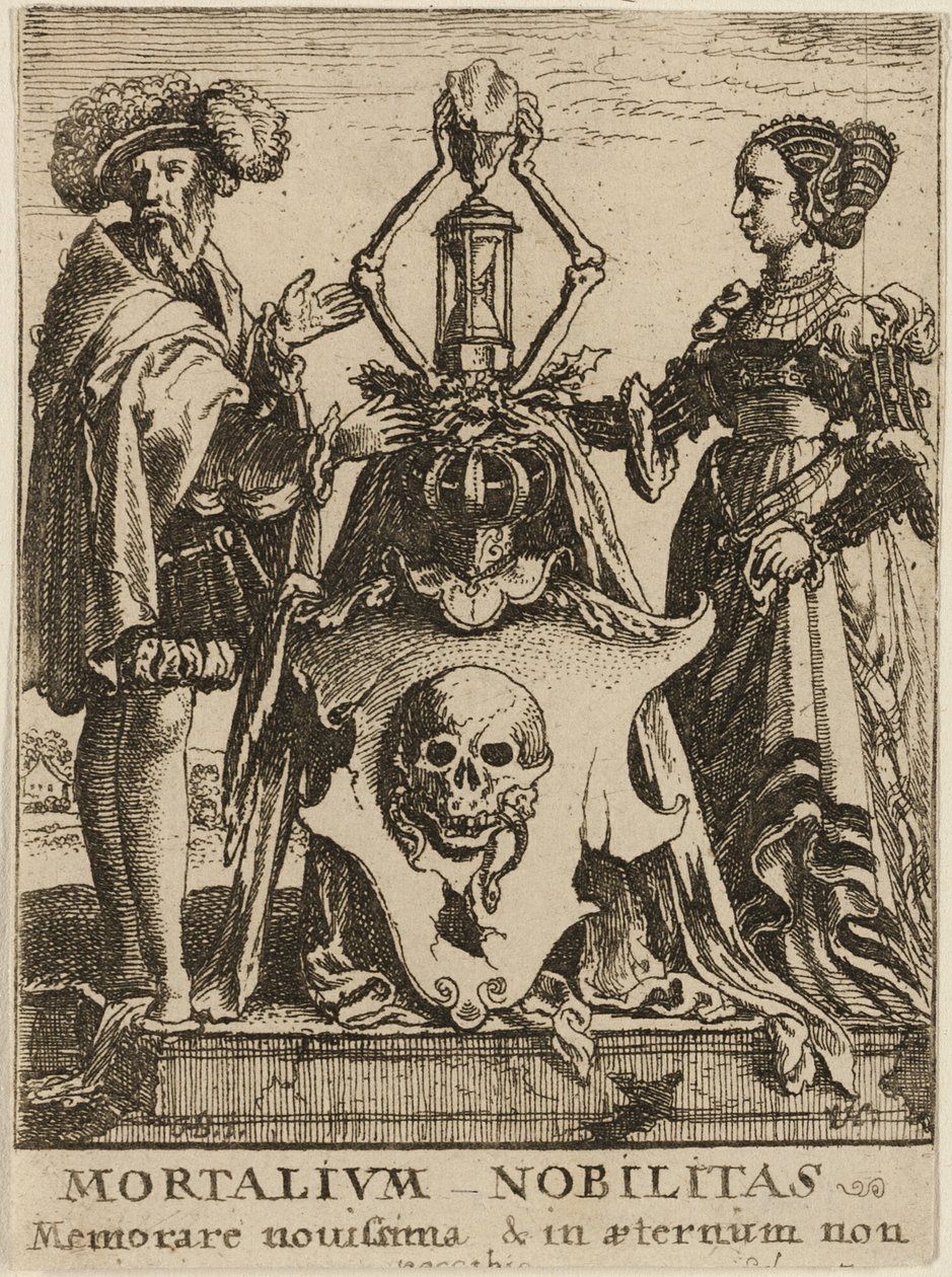 Dødens våbenskjold af Wenceslaus Hollar