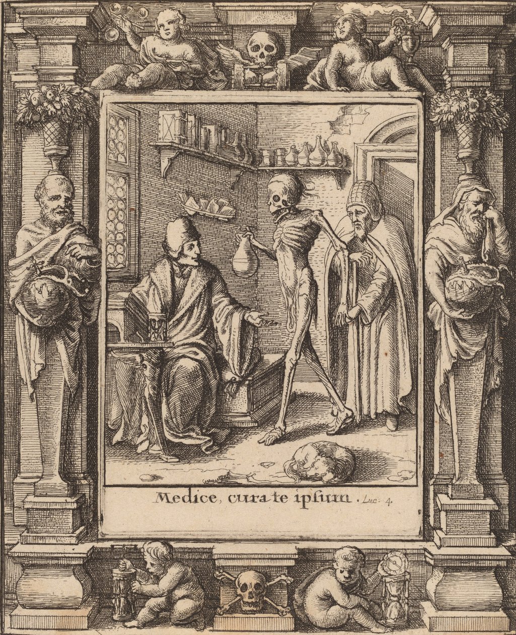 Læge, 1651. af Wenceslaus Hollar