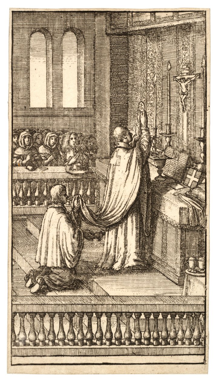 Forhøjelse af værten af Wenceslaus Hollar