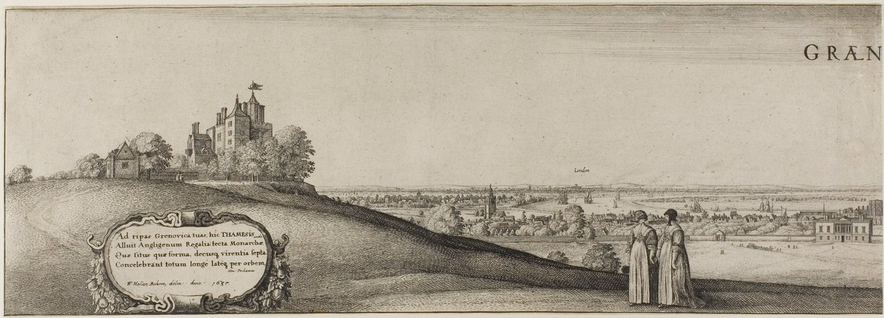 Greenwich af Wenceslaus Hollar