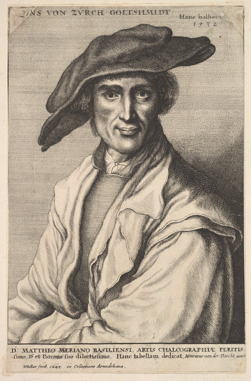 Hans von Zürich Goltshmidt, 1647. af Wenceslaus Hollar