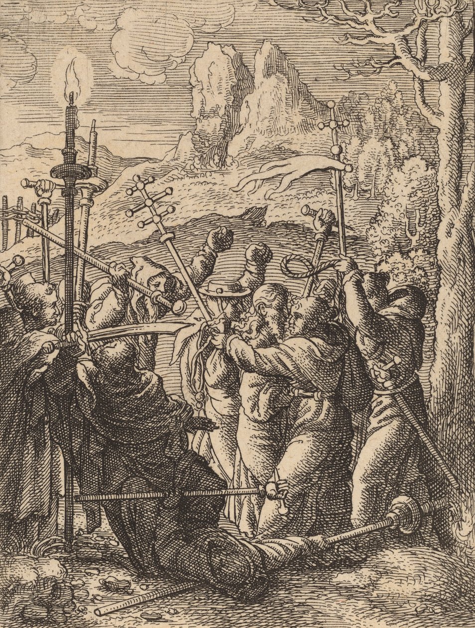 Jesus taget. af Wenceslaus Hollar