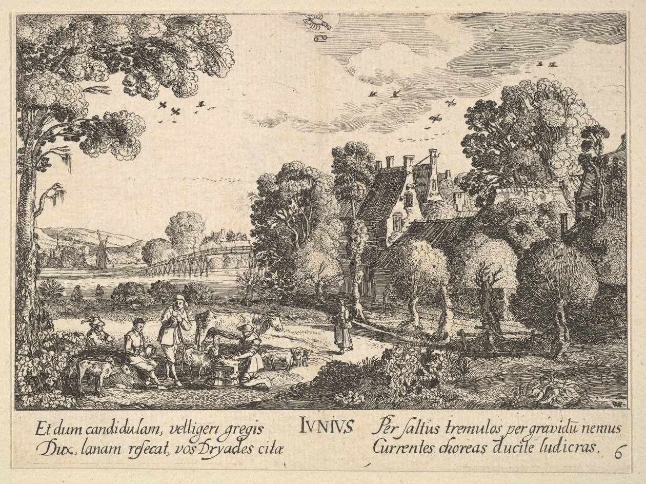 juni, 1628-29. af Wenceslaus Hollar