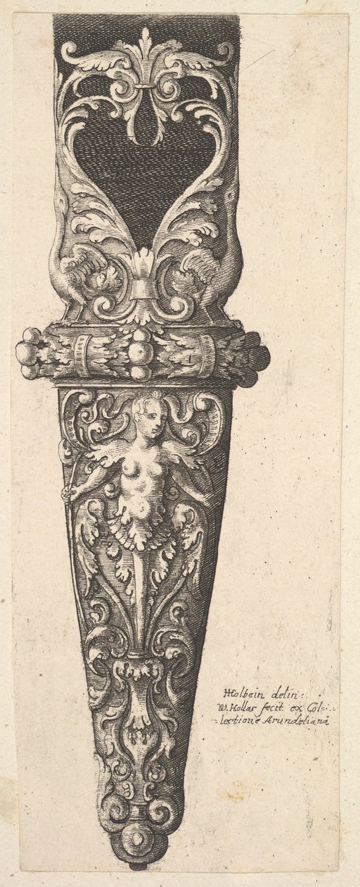 Nederste del af en skede, 1625-77. af Wenceslaus Hollar
