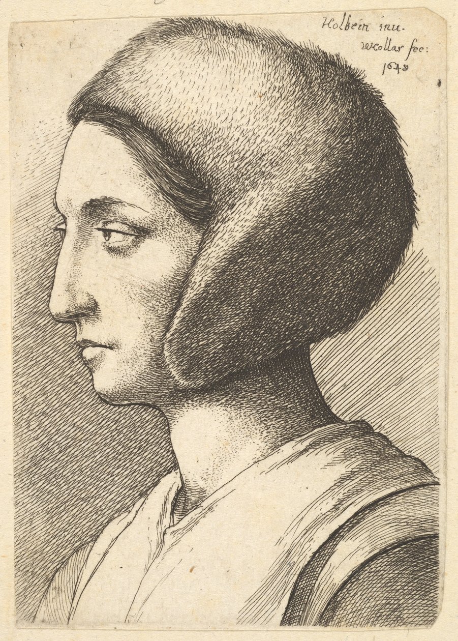 Margaret Giggs, 1648. af Wenceslaus Hollar