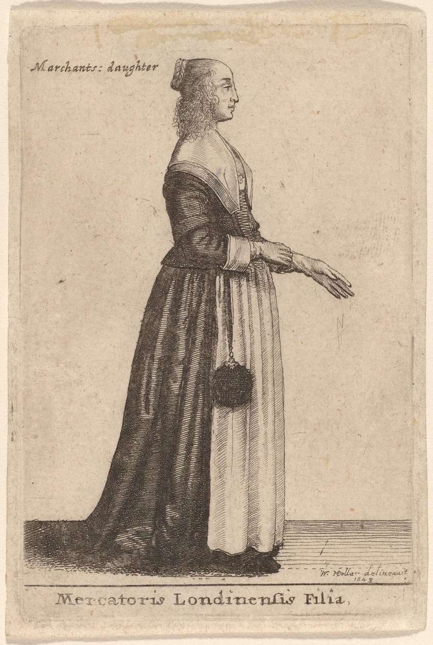 Datter af en London-købmand af Wenceslaus Hollar