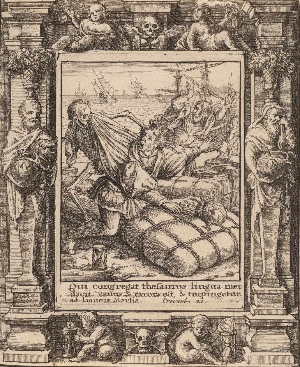 Købmand, 1651. af Wenceslaus Hollar