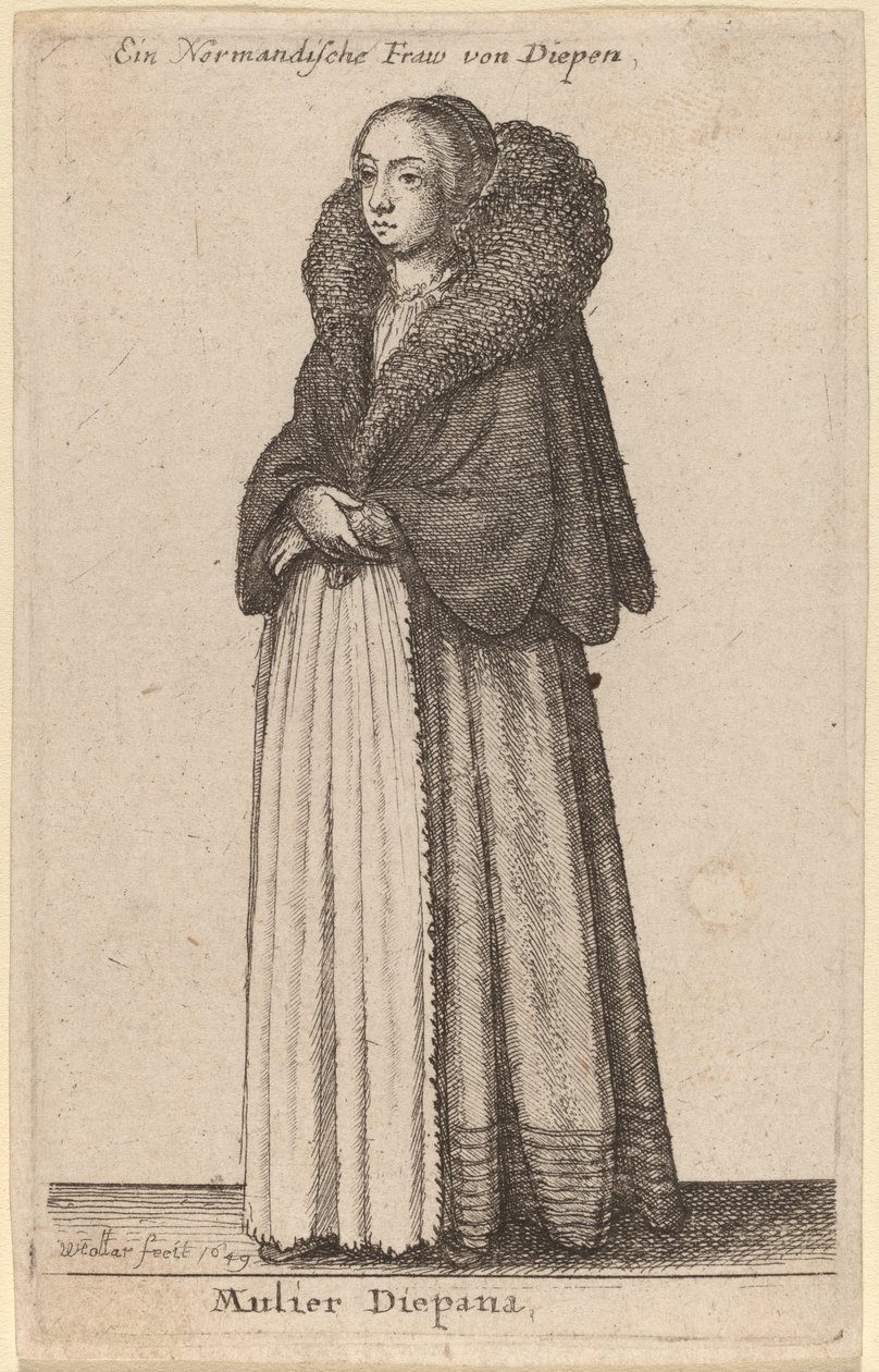 Diepanas kone af Wenceslaus Hollar