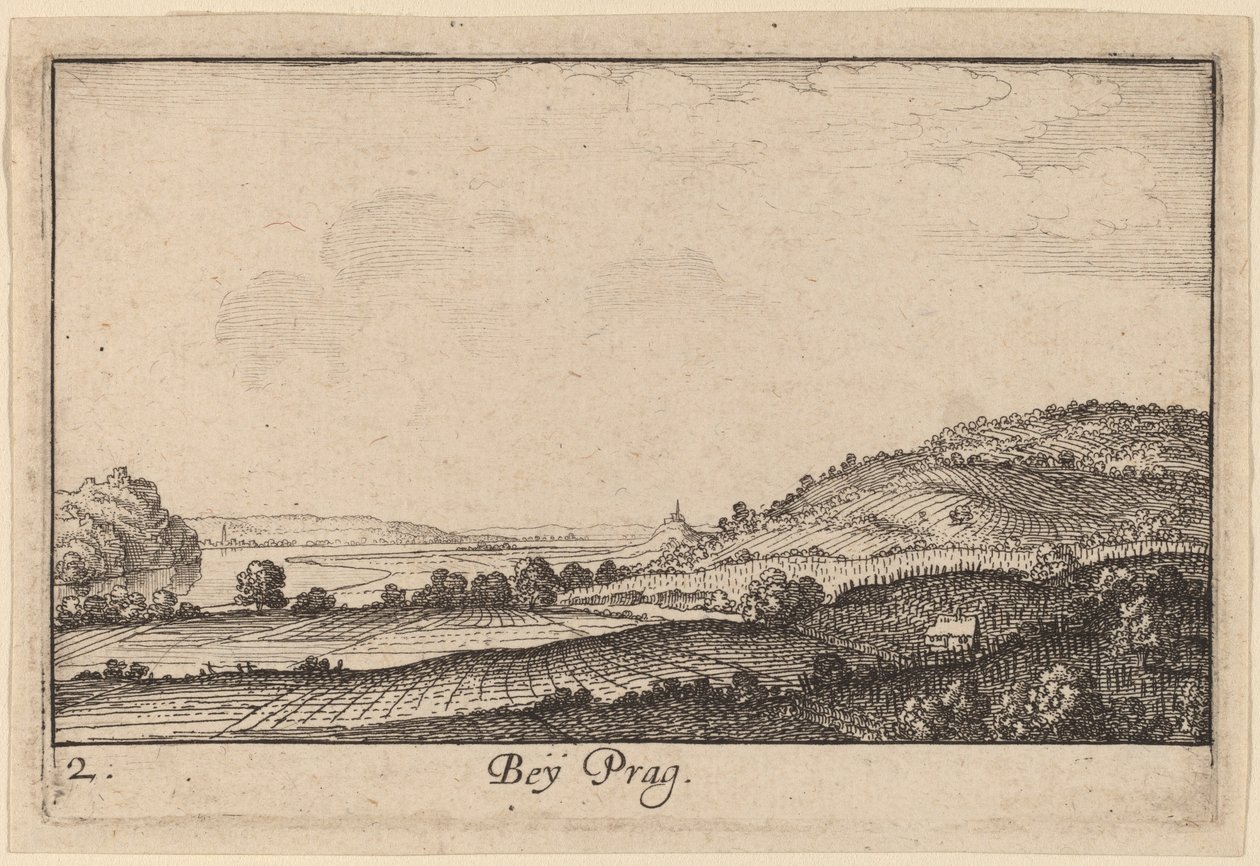 Nær Prag af Wenceslaus Hollar