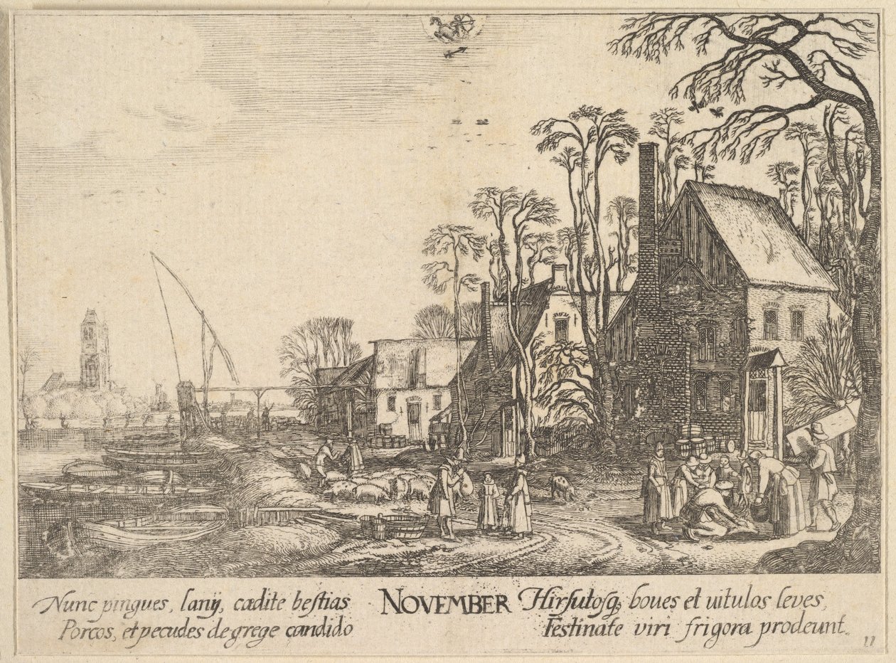 november, 1628-29. af Wenceslaus Hollar