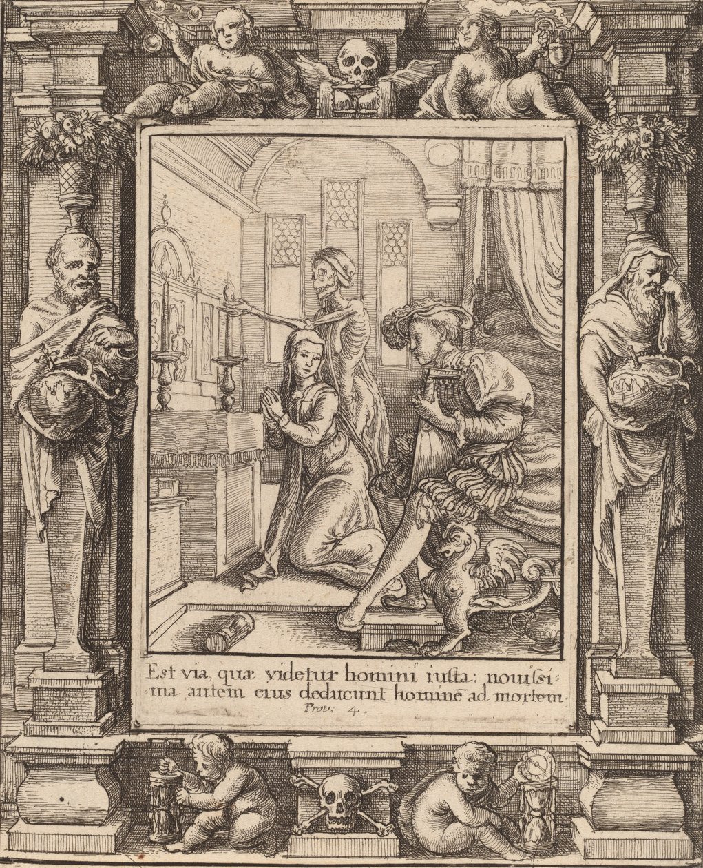 Nonne, 1651. af Wenceslaus Hollar