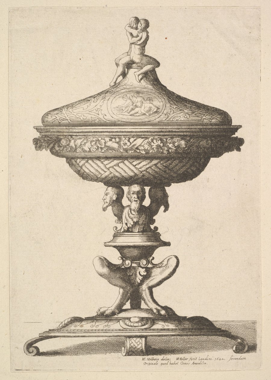 Udsmykket bæger, 1642. af Wenceslaus Hollar