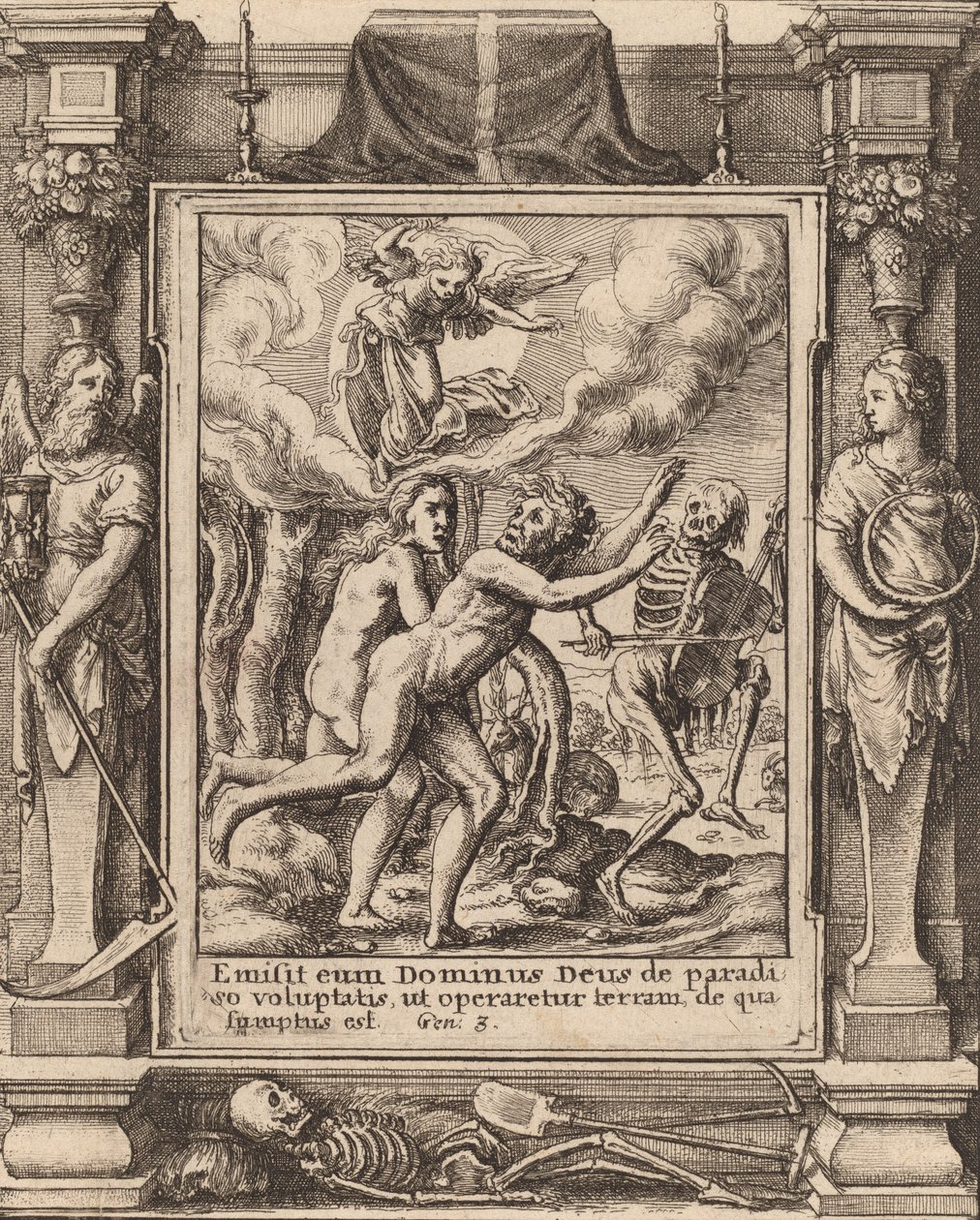 Det tabte paradis, 1651. af Wenceslaus Hollar