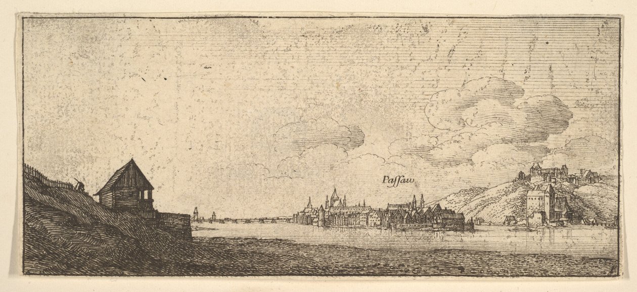 Passau, 1652-77. af Wenceslaus Hollar
