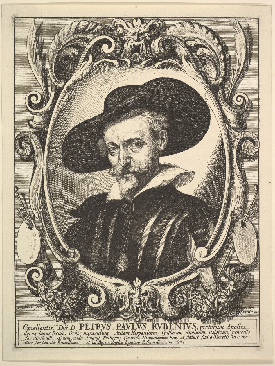 Peter Paul Rubens Petrus Paulus Rubenius, 1625-77. dani af Wenceslaus Hollar