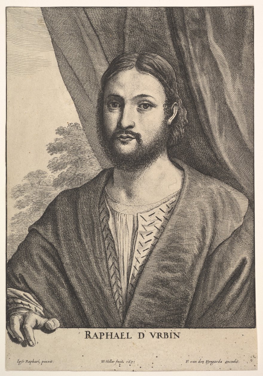 Raphael, 1651. af Wenceslaus Hollar