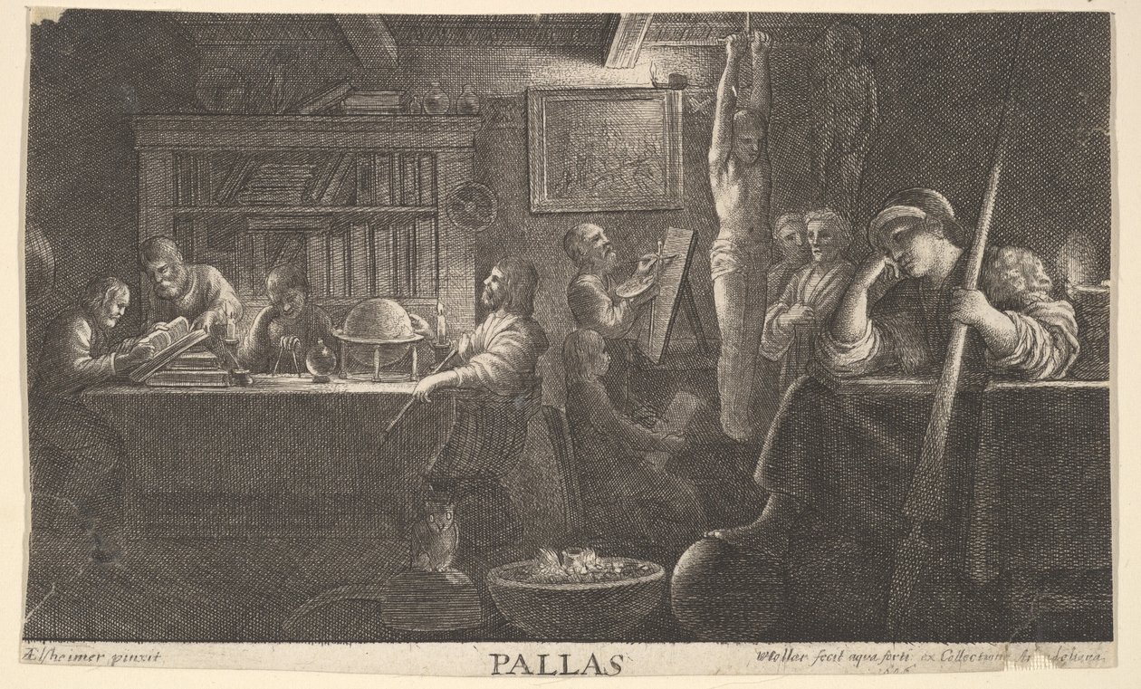 Pallas rige, 1646. af Wenceslaus Hollar