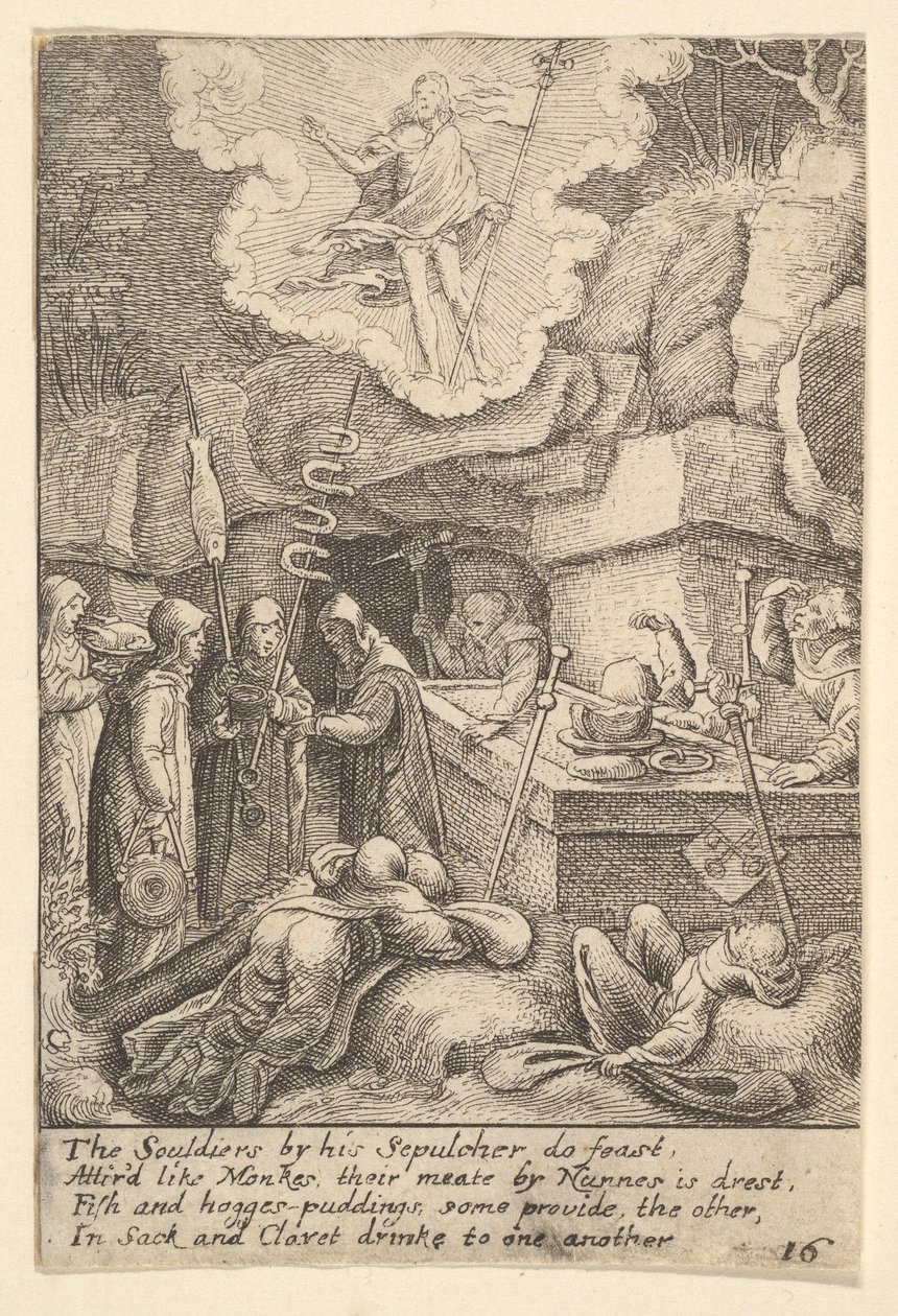Opstandelse, 1625-77. af Wenceslaus Hollar