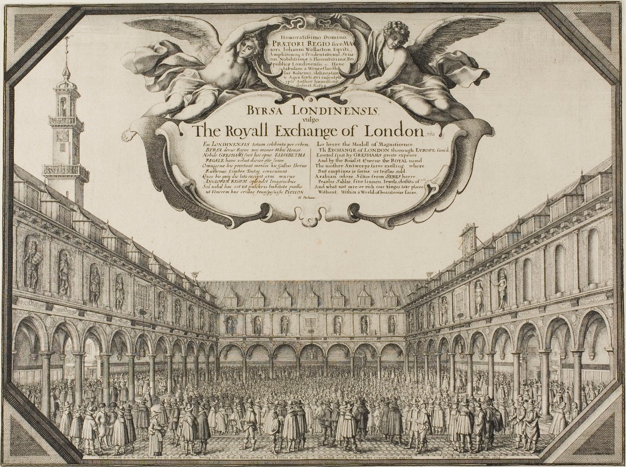 Kongelig Børs af Wenceslaus Hollar