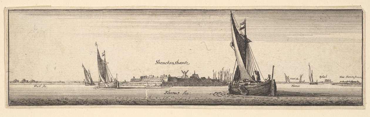 Schenkenschanz, 1642-1644. af Wenceslaus Hollar