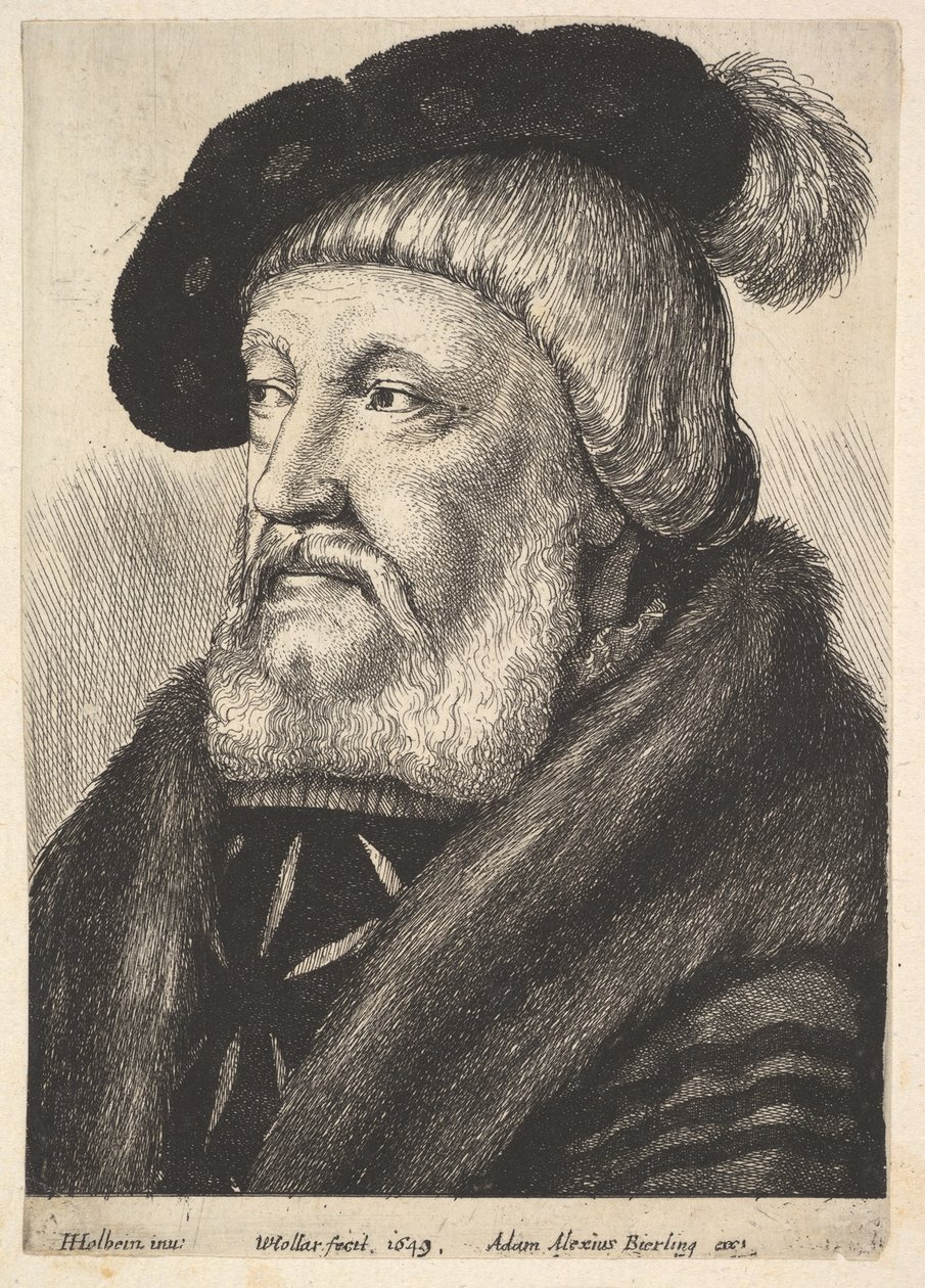 Sir William Butts, 1649. af Wenceslaus Hollar