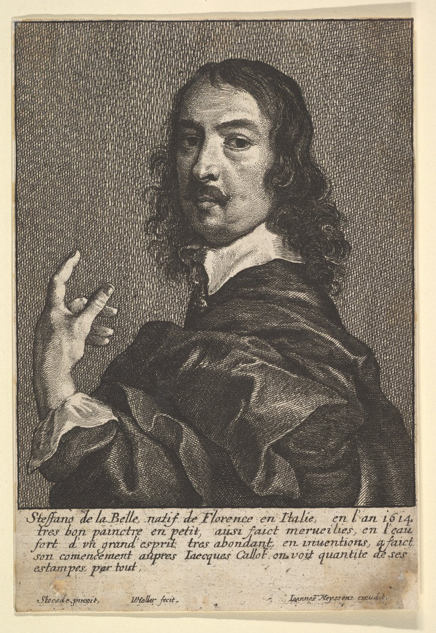 Stefano della Bella, 1649. af Wenceslaus Hollar