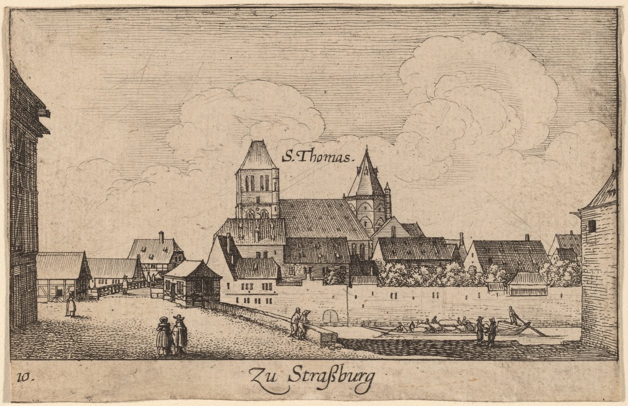 Strasbourg af Wenceslaus Hollar