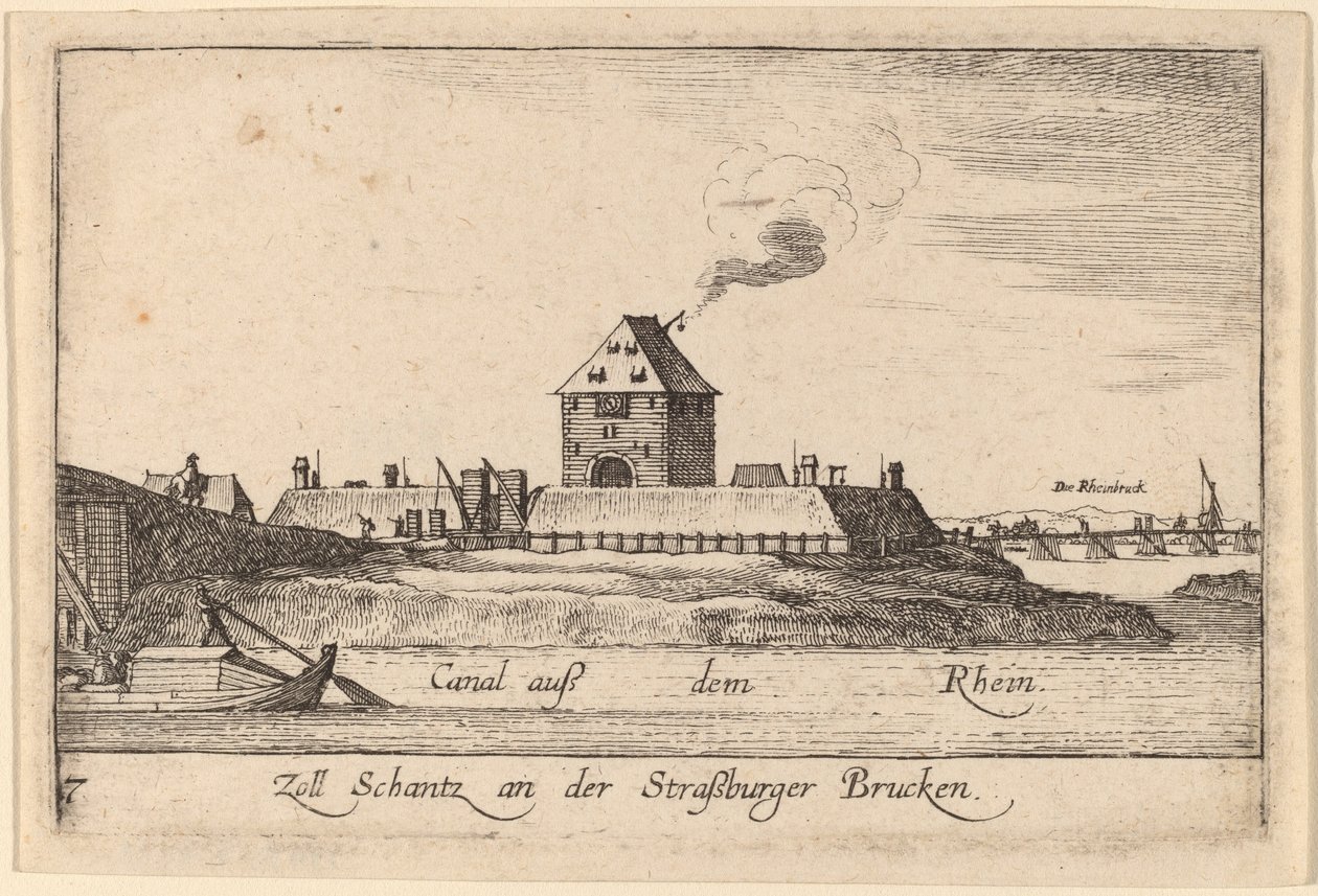 Strasbourg: Bompengehuset af Wenceslaus Hollar