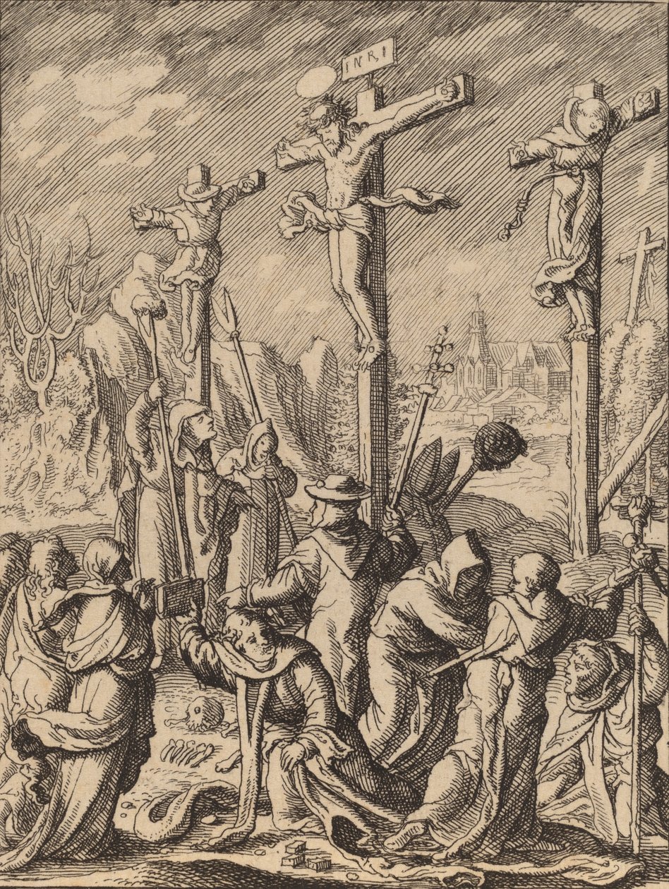 Korsfæstelsen. af Wenceslaus Hollar