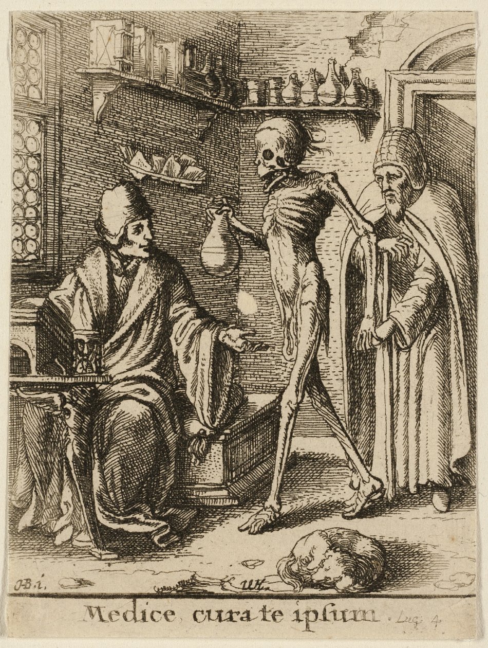 Doktoren og Døden af Wenceslaus Hollar