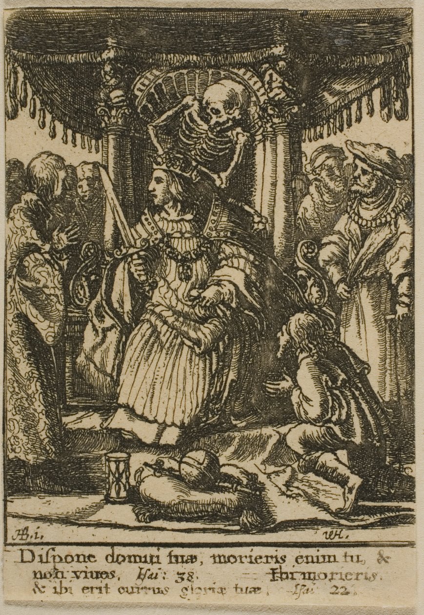 Kejseren og Døden af Wenceslaus Hollar