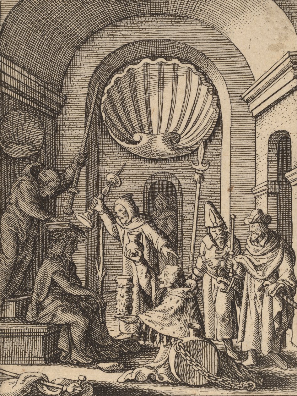 The Mocking. af Wenceslaus Hollar