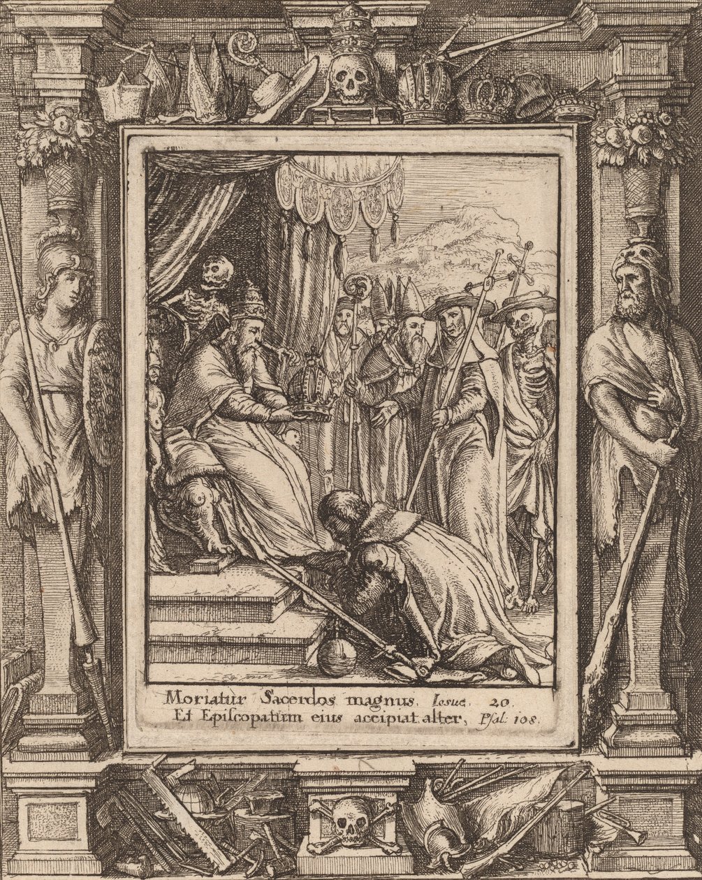 Paven, 1651. af Wenceslaus Hollar