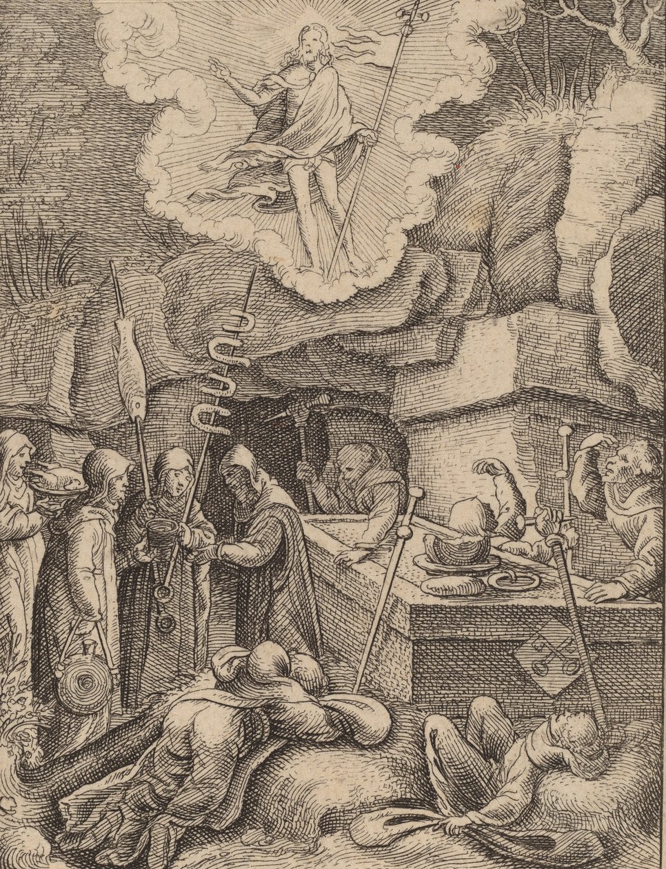 Opstandelsen. af Wenceslaus Hollar