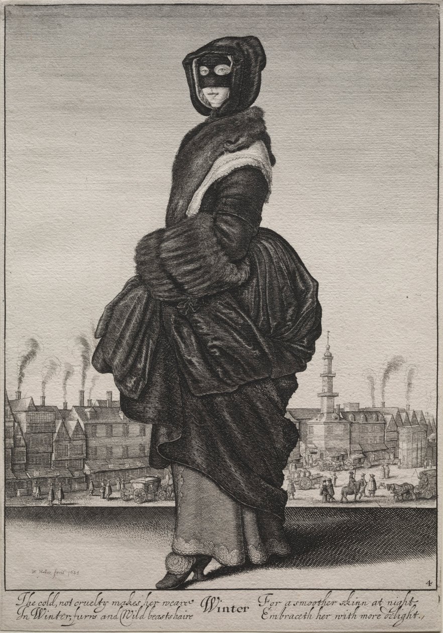 Årstiderne: Vinter, 1643-1644. af Wenceslaus Hollar