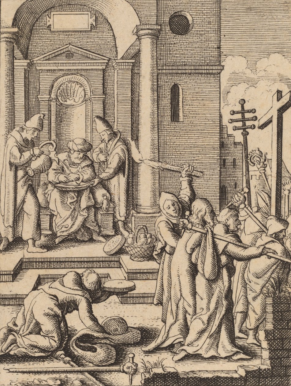 Håndvasken. af Wenceslaus Hollar
